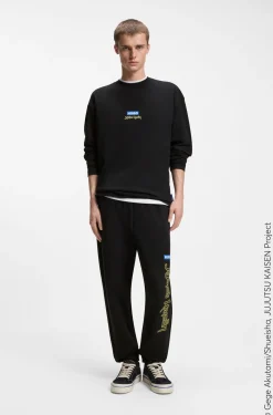 HUGO x Jujutsu Kaisen Jogginghose aus Baumwoll-Terry