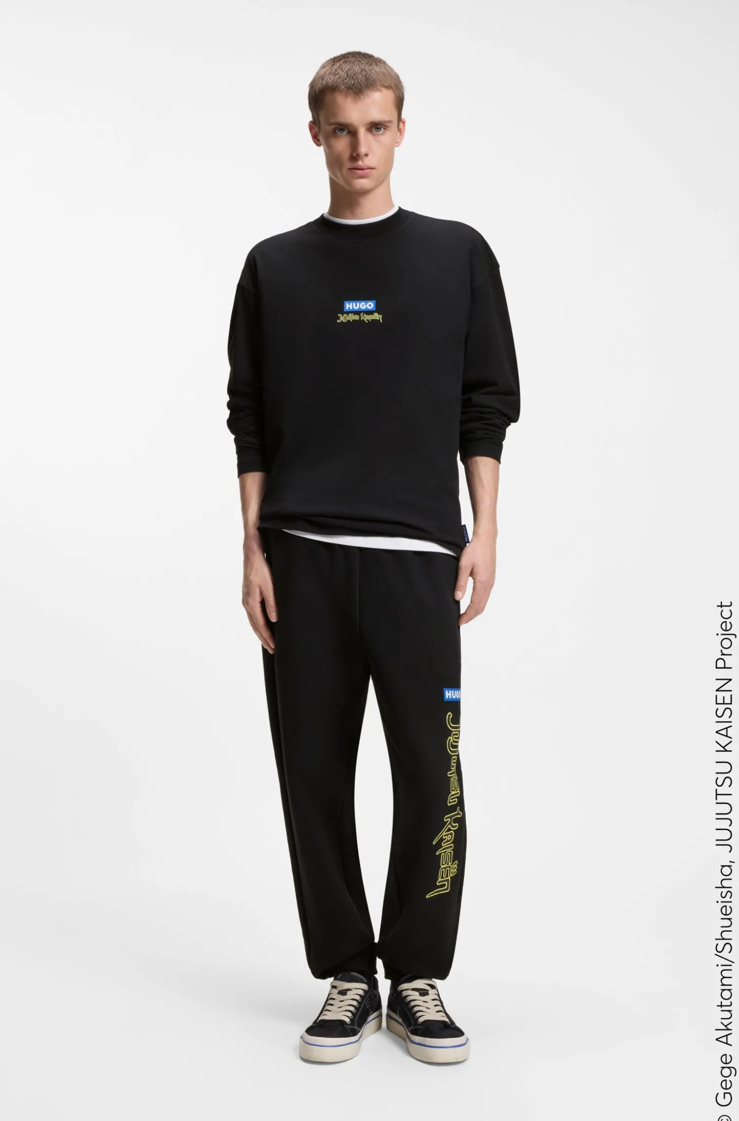 HUGO x Jujutsu Kaisen Jogginghose aus Baumwoll-Terry