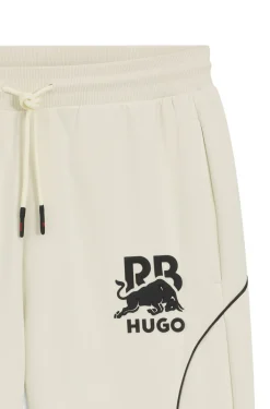 HUGO x RB Jogginghose aus Stretch-Baumwolle mit Stier-Motiv