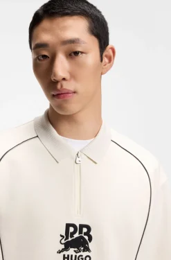 HUGO x RB Poloshirt mit Stier-Motiv
