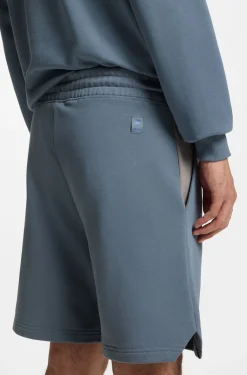 HUGO x RB Shorts aus Baumwoll-Terry mit Stiermotiv