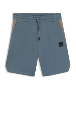 HUGO x RB Shorts aus Baumwoll-Terry mit Stiermotiv