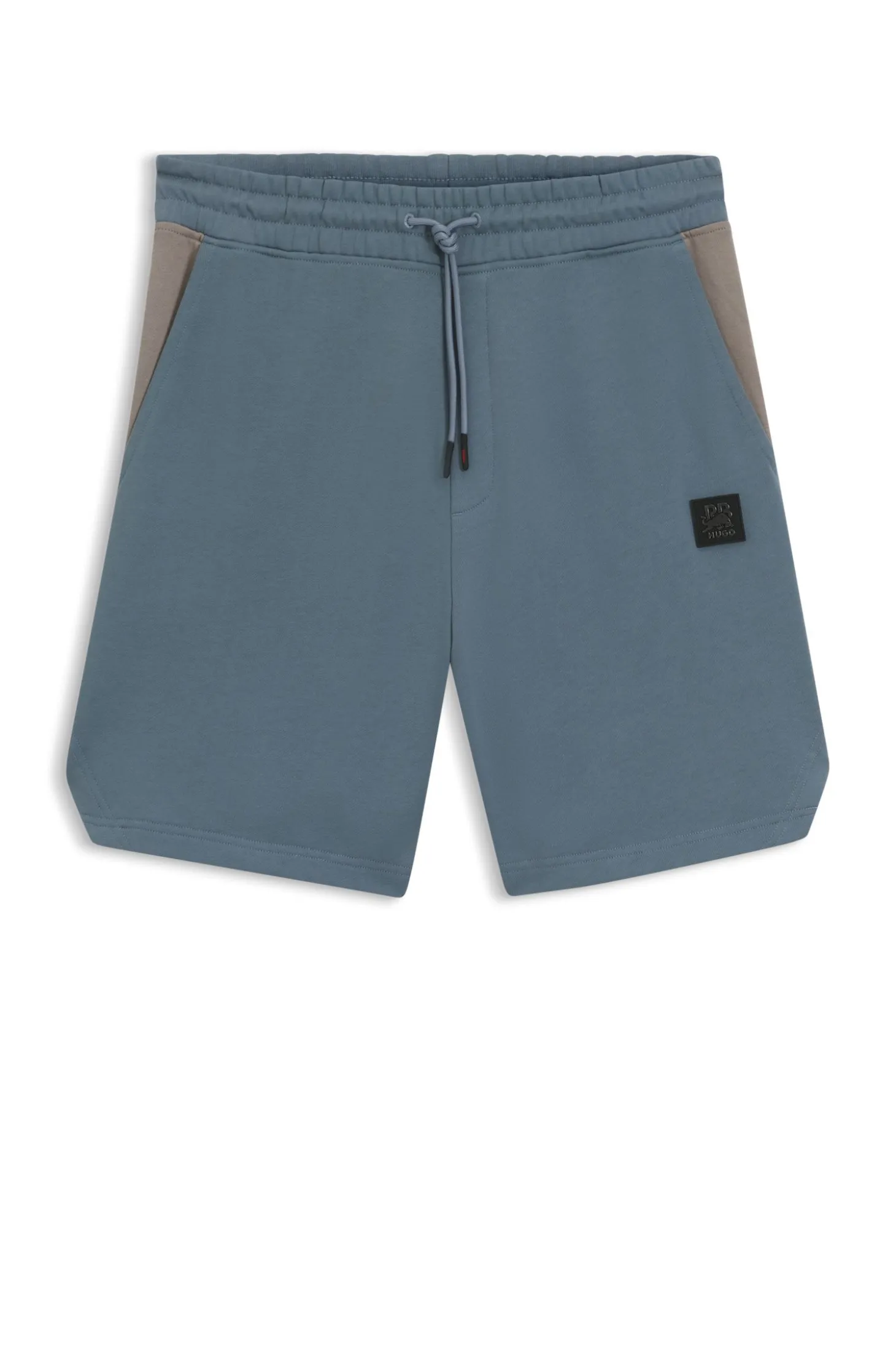 HUGO x RB Shorts aus Baumwoll-Terry mit Stiermotiv