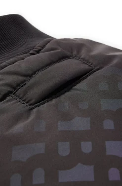 Hunde-Bomberjacke mit Dégradé-Monogrammen