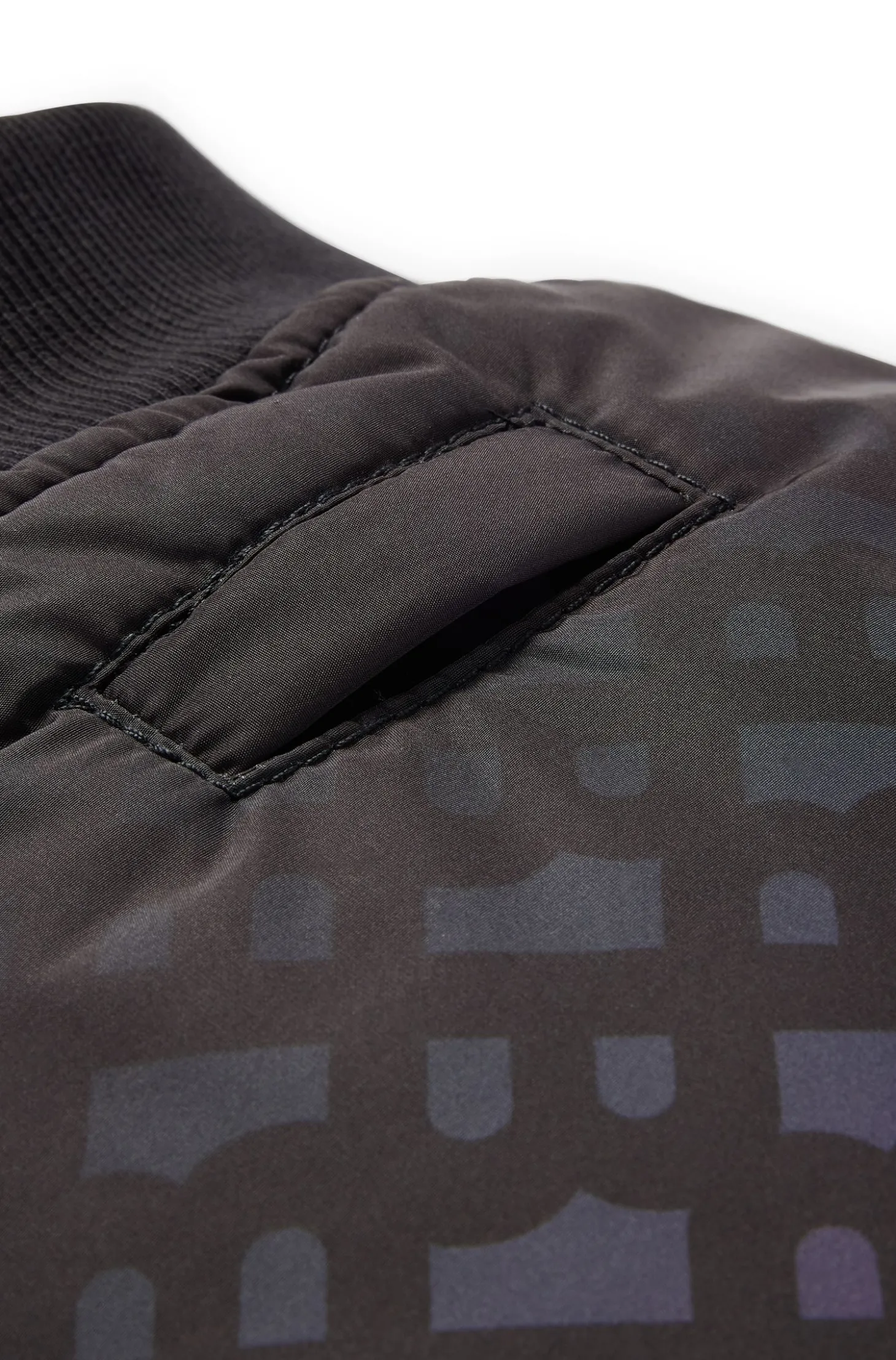 Hunde-Bomberjacke mit Dégradé-Monogrammen