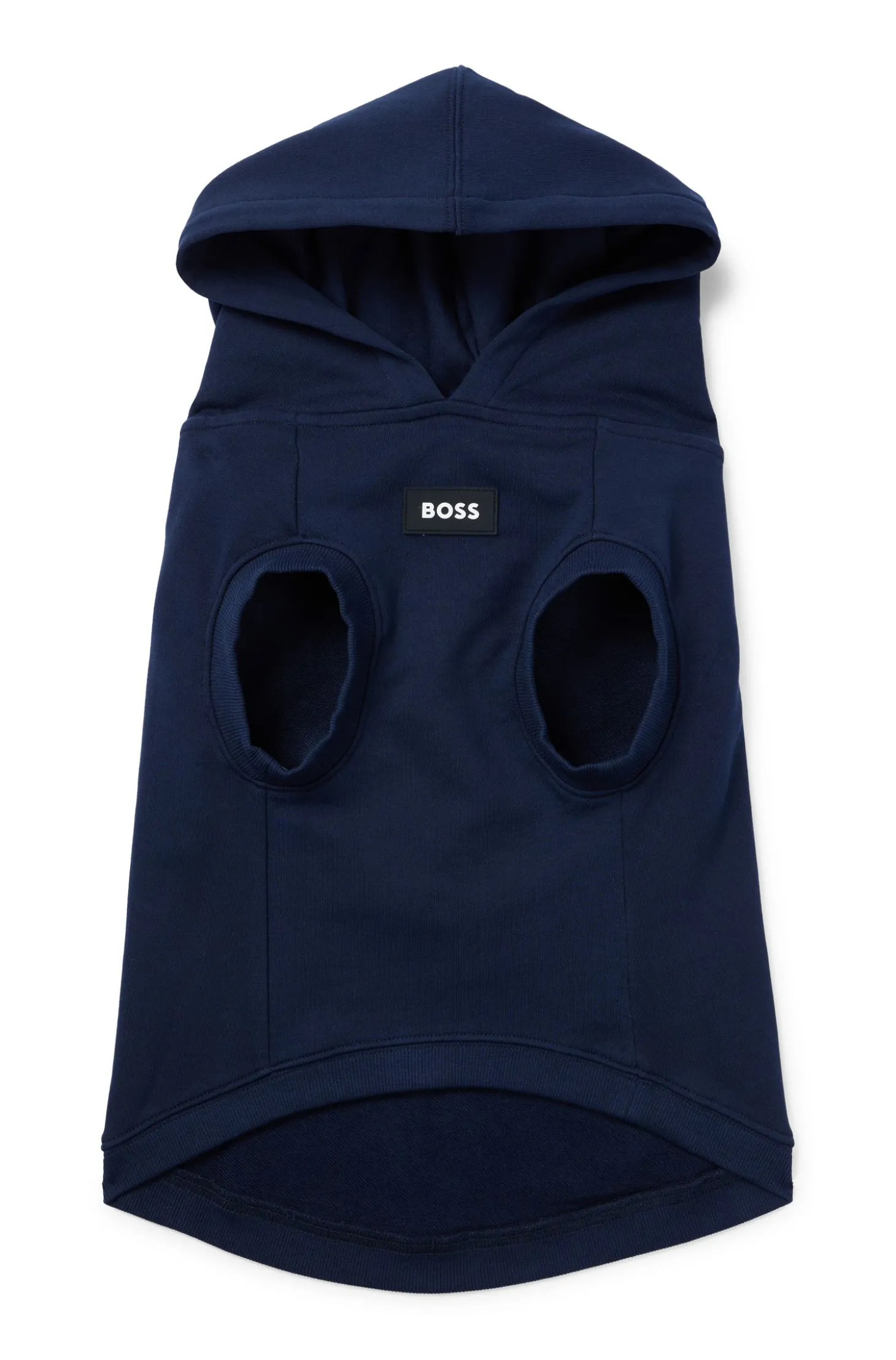 Hunde-Hoodie aus Baumwolle mit Palmen-Print