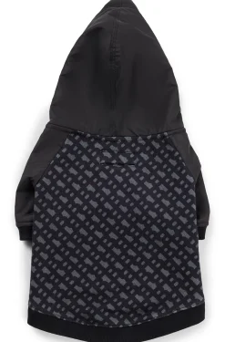 Hunde-Hoodie mit Monogramm-Muster