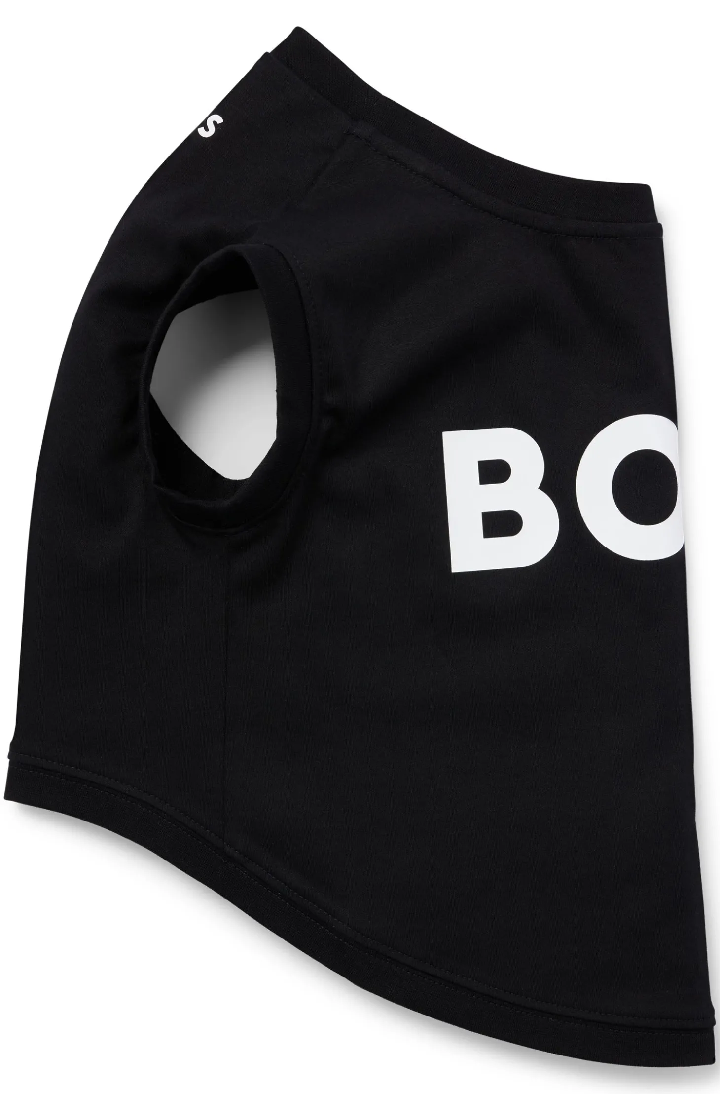 Hunde-T-Shirt aus merzerisierter Baumwolle mit Kontrast-Logo