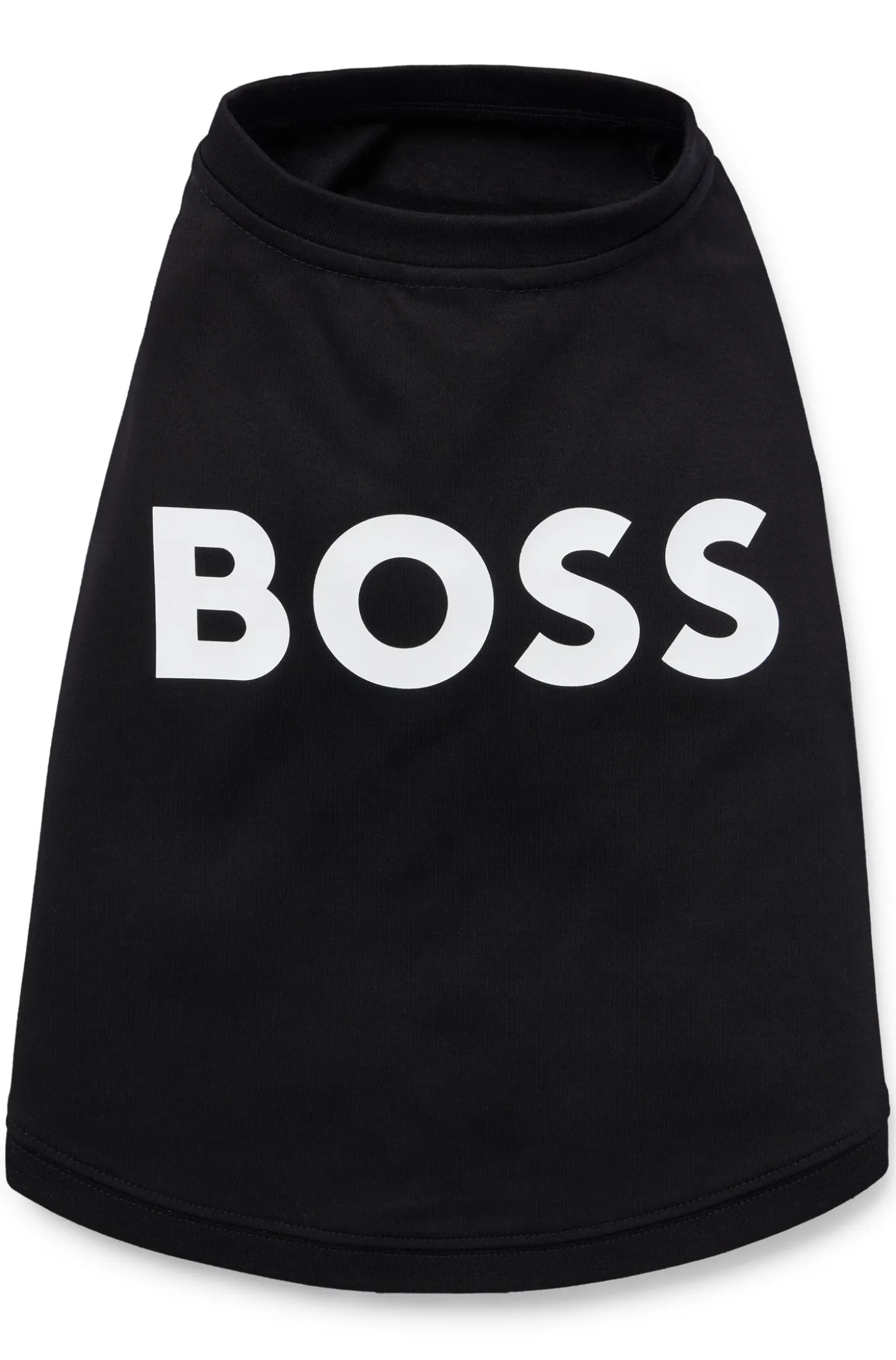 Hunde-T-Shirt aus merzerisierter Baumwolle mit Kontrast-Logo