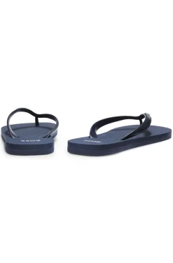 In Italien gefertigte Flip-Flops mit kontrastfarbenem Logo-Detail