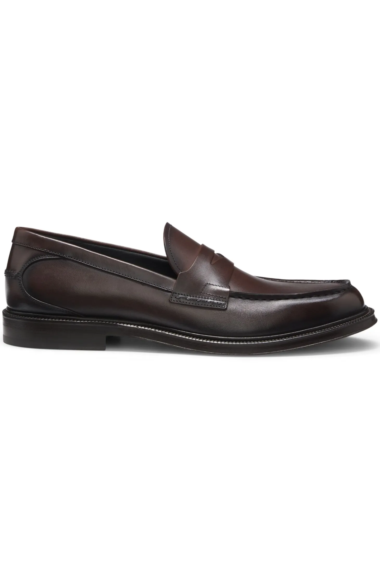 In Italien gefertigter Loafer aus weichem Leder
