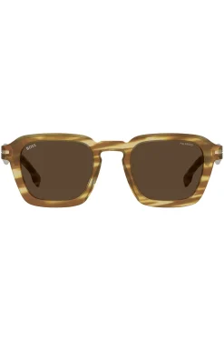 In Italien gefertigte Sonnenbrille aus gemustertem Acetat in limitierter Edition