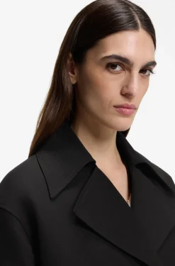 2-in-1-Trenchcoat aus elastischer Baumwolle