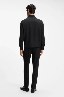 Jacke aus Schurwolle mit Reißverschluss