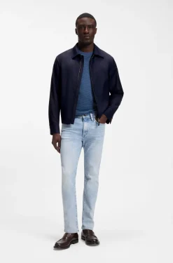 Jacke aus Schurwolle mit wasserabweisendem Finish