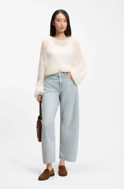 Jeans mit relaxtem Schnitt und Ballon-Bein