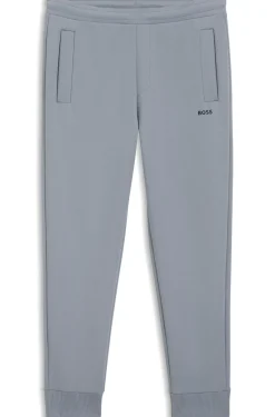 Jogginghose aus Baumwoll-Mix mit Logo-Stickerei