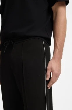 Jogginghose aus Baumwoll-Mix mit Paspeln