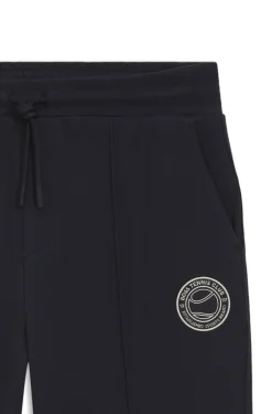 Jogginghose aus Baumwoll-Mix mit Tennis-Logo