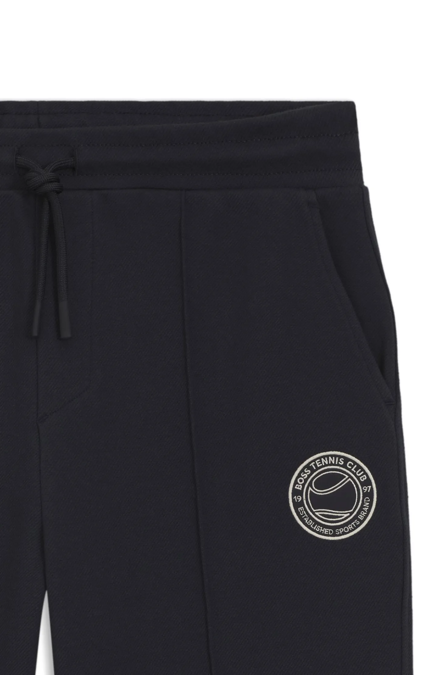 Jogginghose aus Baumwoll-Mix mit Tennis-Logo
