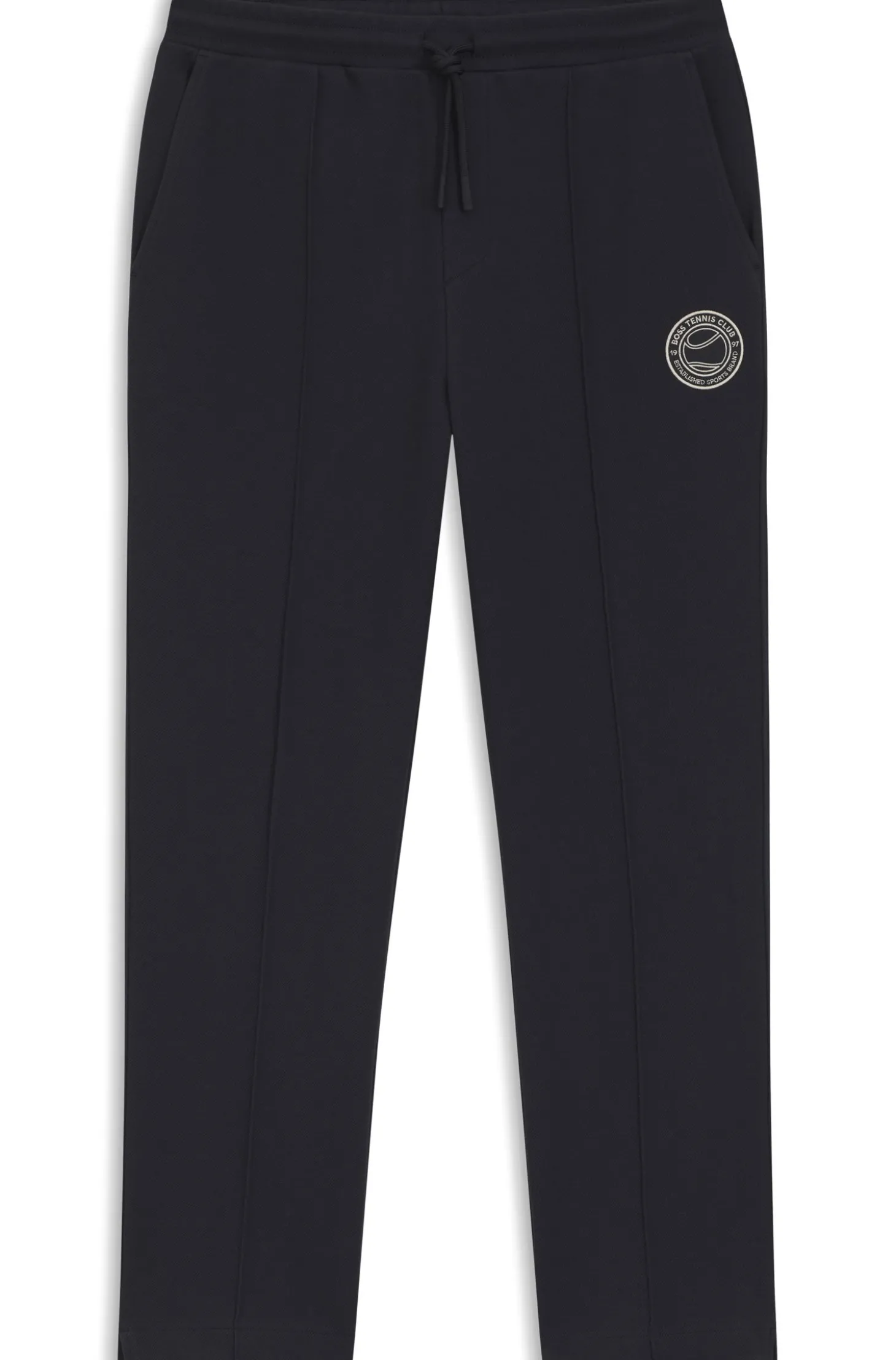 Jogginghose aus Baumwoll-Mix mit Tennis-Logo