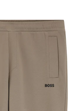 Jogginghose aus Baumwoll-Mix mit Logo-Stickerei