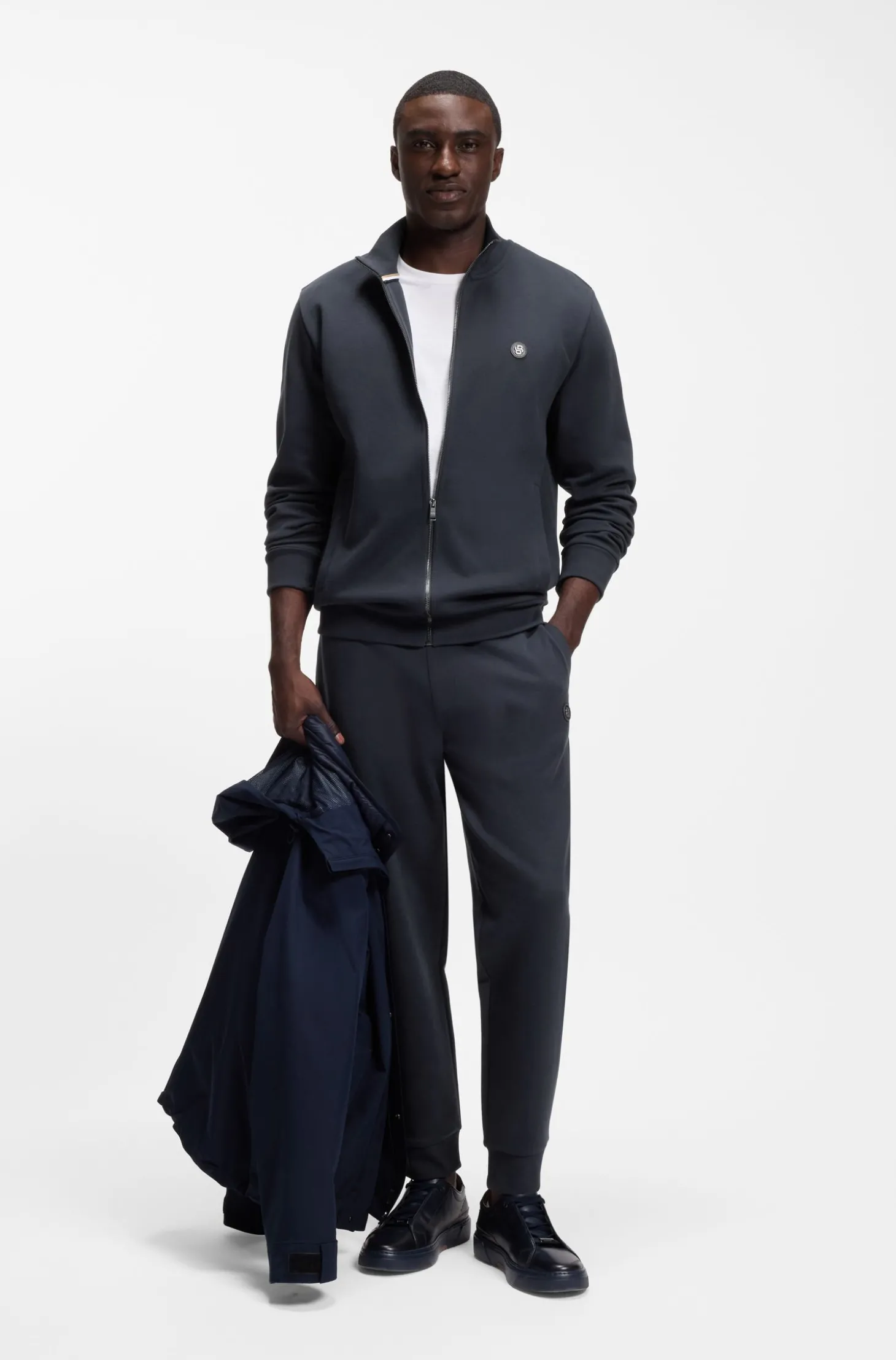 Jogginghose aus Baumwoll-Mix mit Double-B-Monogramm-Badge