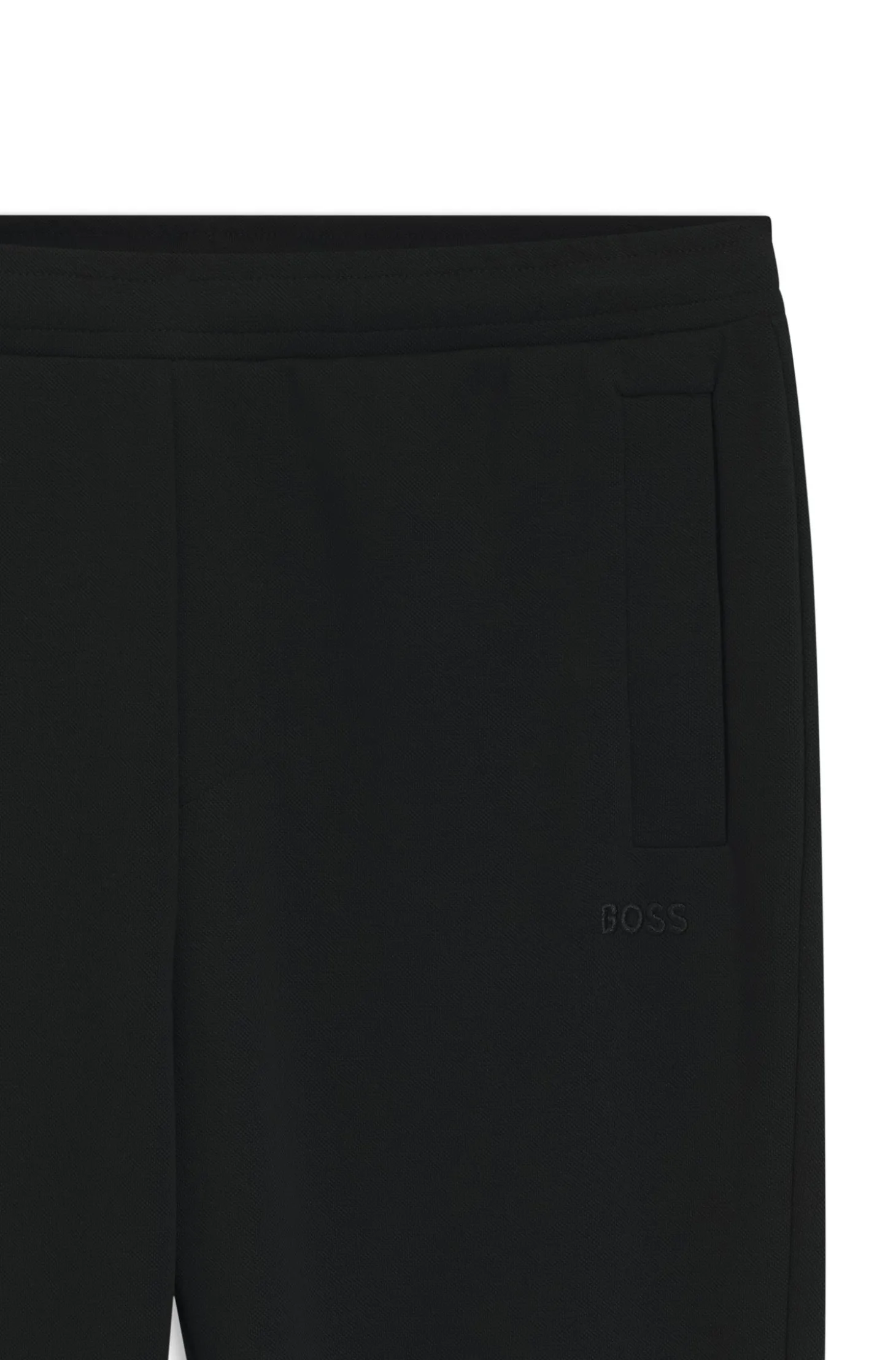 Jogginghose aus Baumwoll-Mix mit Logo-Stickerei
