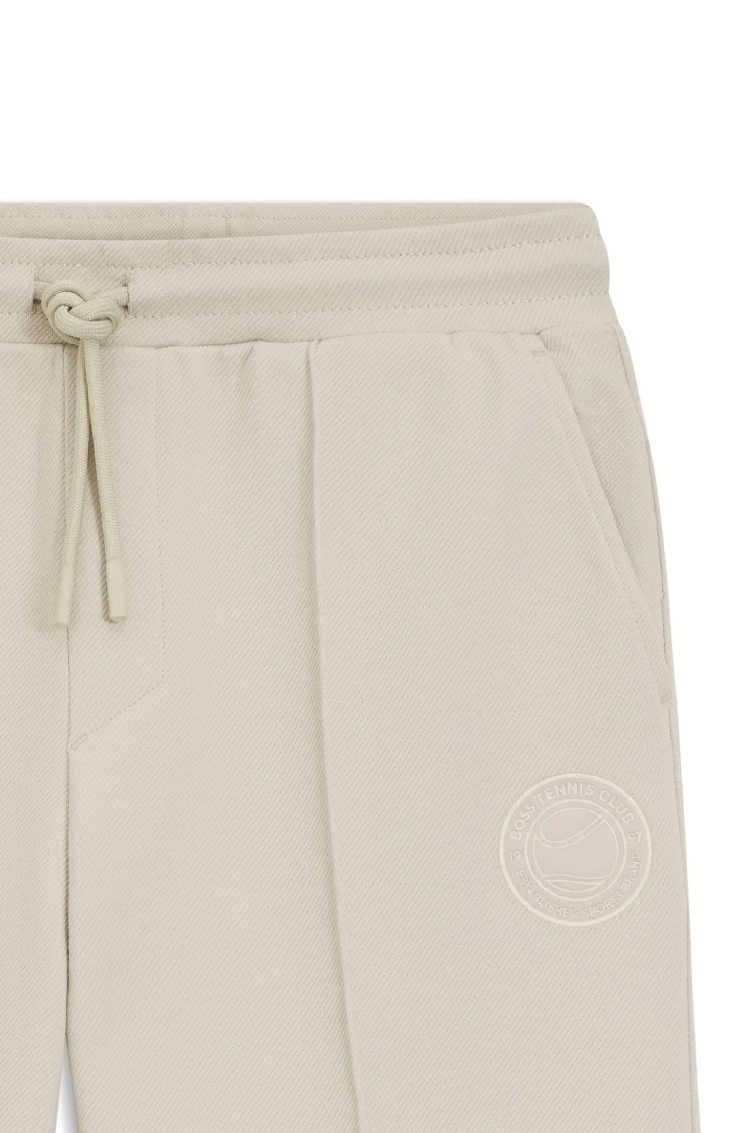 Jogginghose aus Baumwoll-Mix mit Tennis-Logo