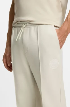 Jogginghose aus Baumwoll-Mix mit Tennis-Logo