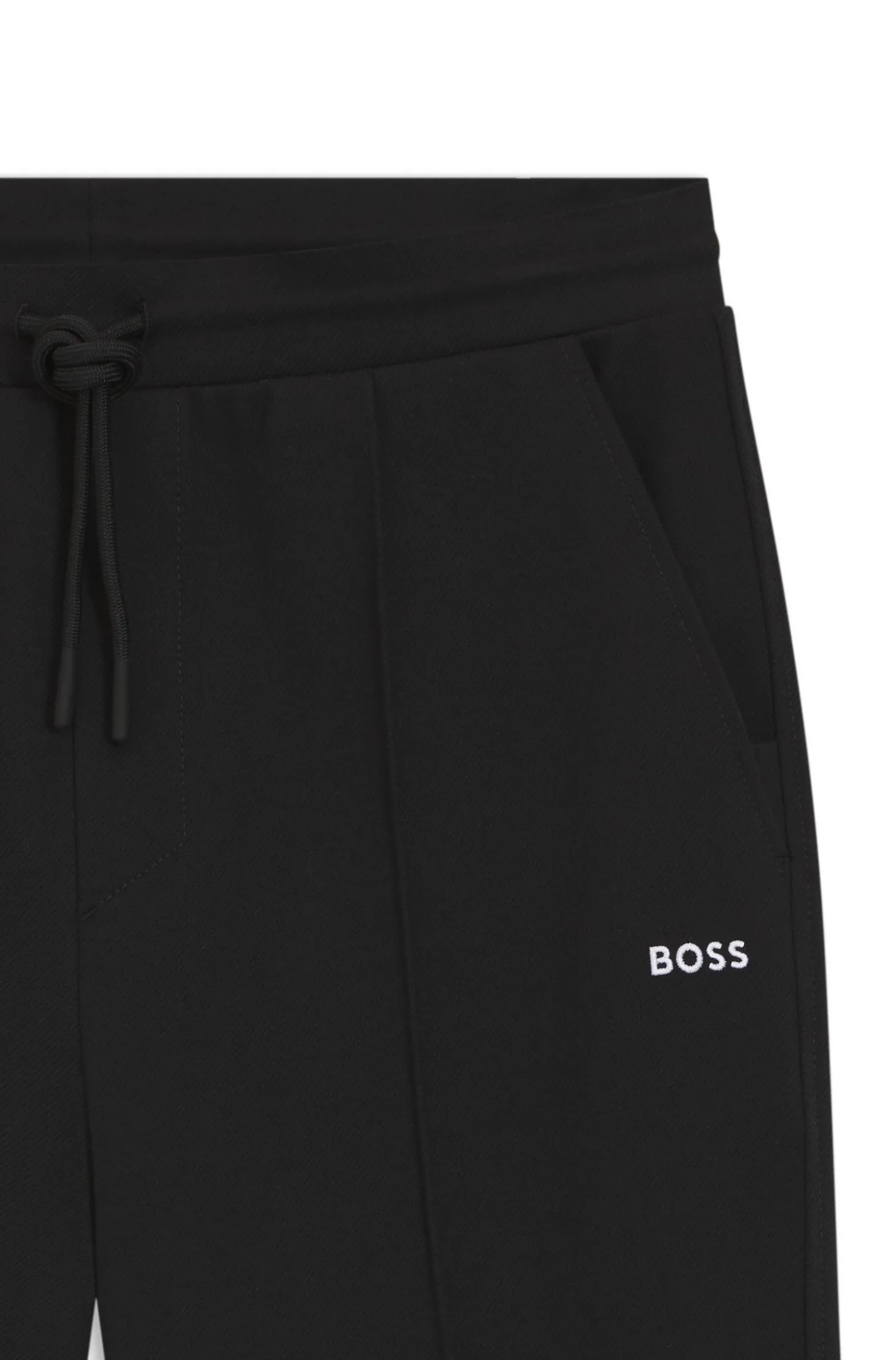 Jogginghose aus Baumwoll-Mix mit Biesenfalten