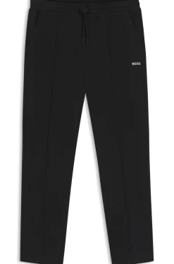 Jogginghose aus Baumwoll-Mix mit Biesenfalten