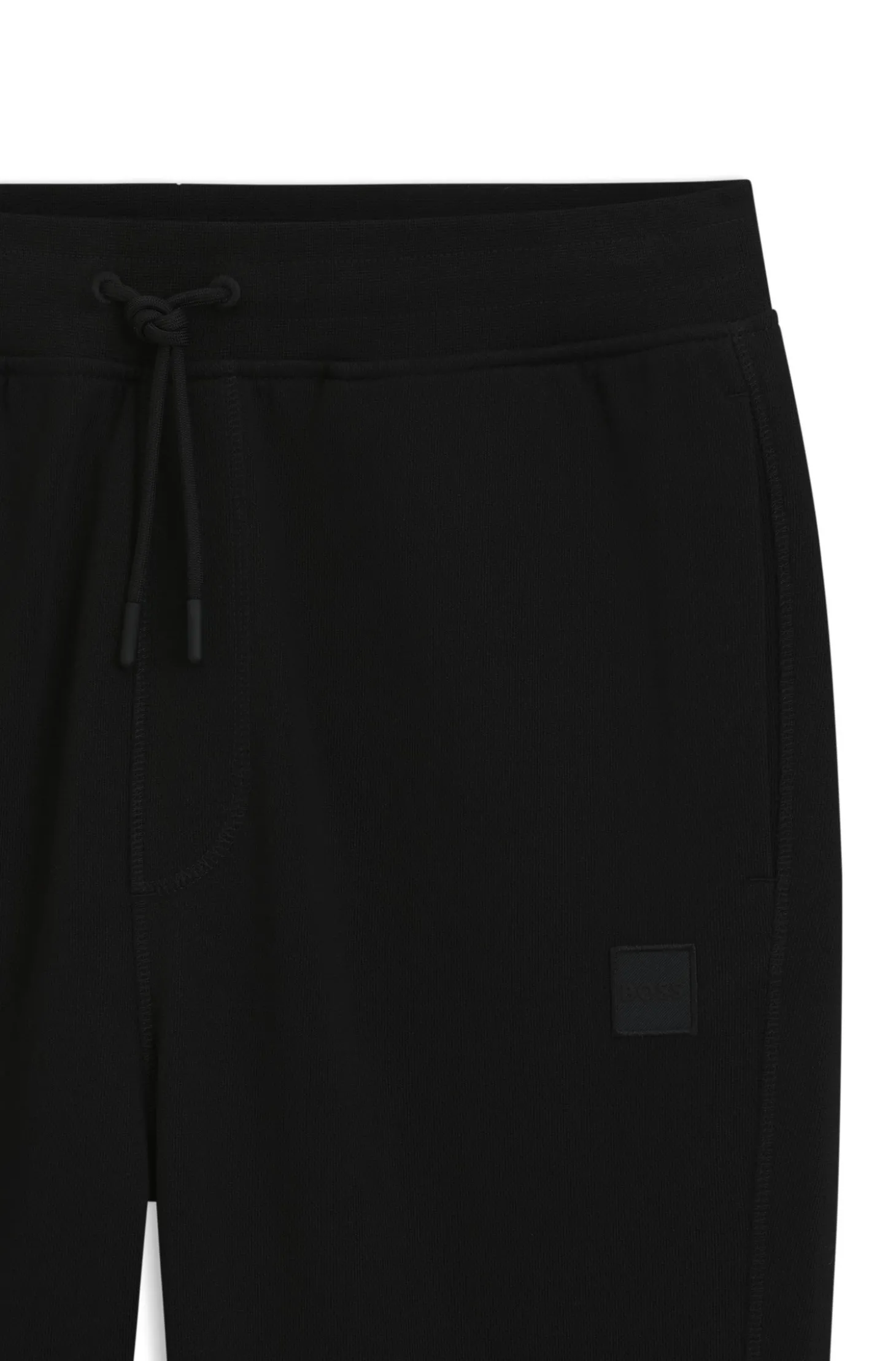 Jogginghose aus Baumwoll-Terry mit Logo-Aufnäher