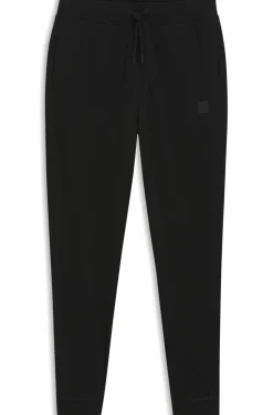 Jogginghose aus Baumwoll-Terry mit Logo-Aufnäher