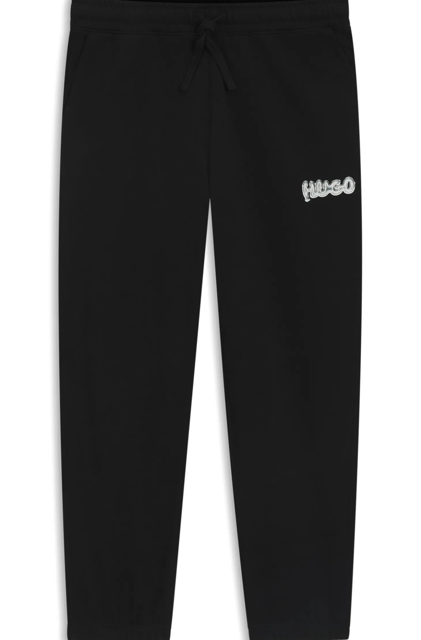 Jogginghose aus Baumwoll-Terry mit Logo-Print