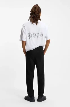 Jogginghose aus Baumwoll-Terry mit Logo-Print