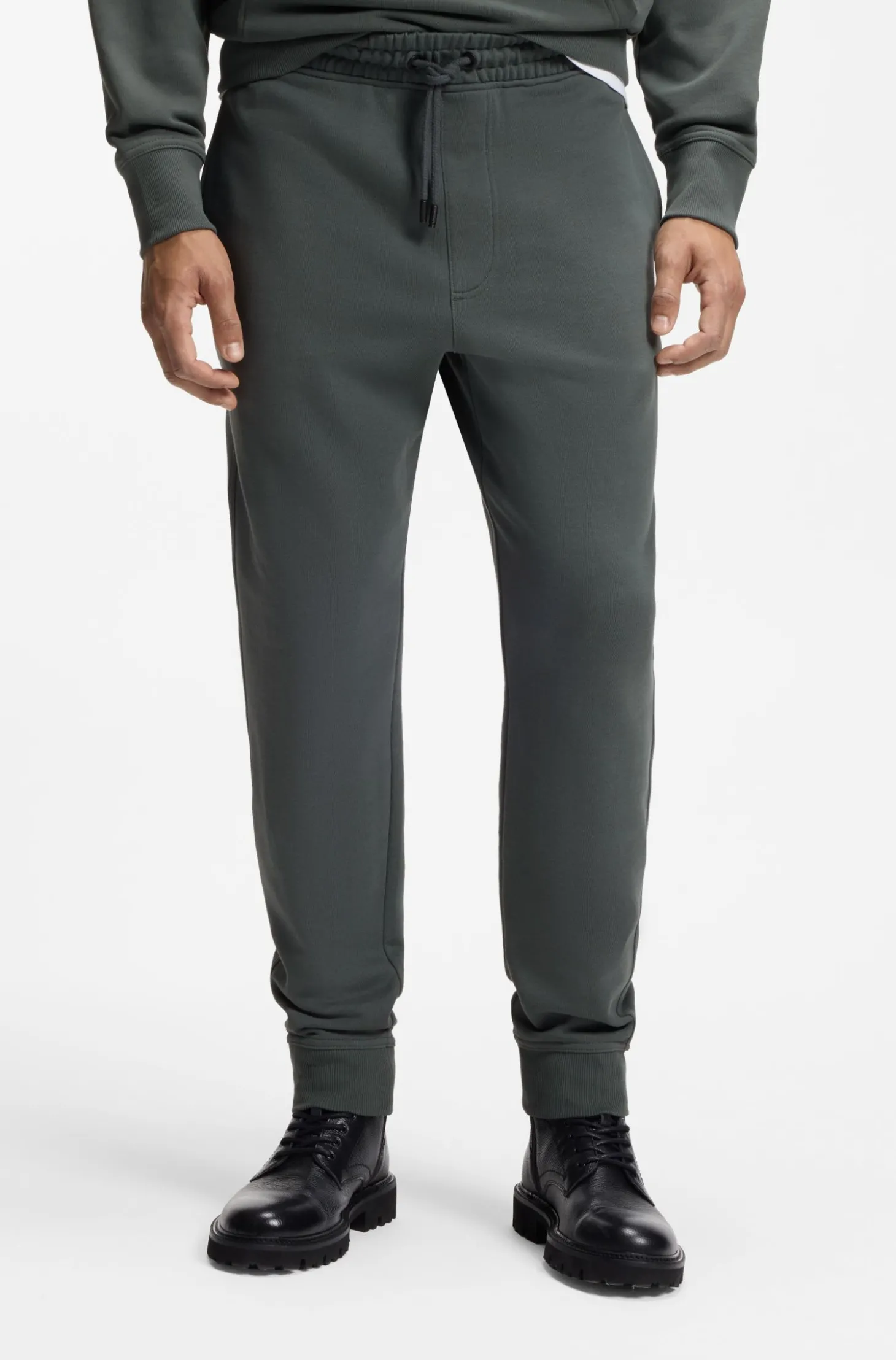 Jogginghose aus Baumwoll-Terry mit Logo-Detail