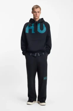 Jogginghose aus Baumwoll-Terry mit Logo-Print