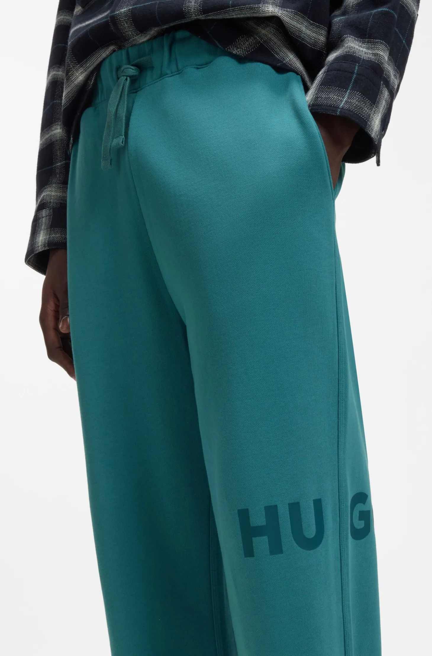 Jogginghose aus Baumwoll-Terry mit Logo-Print