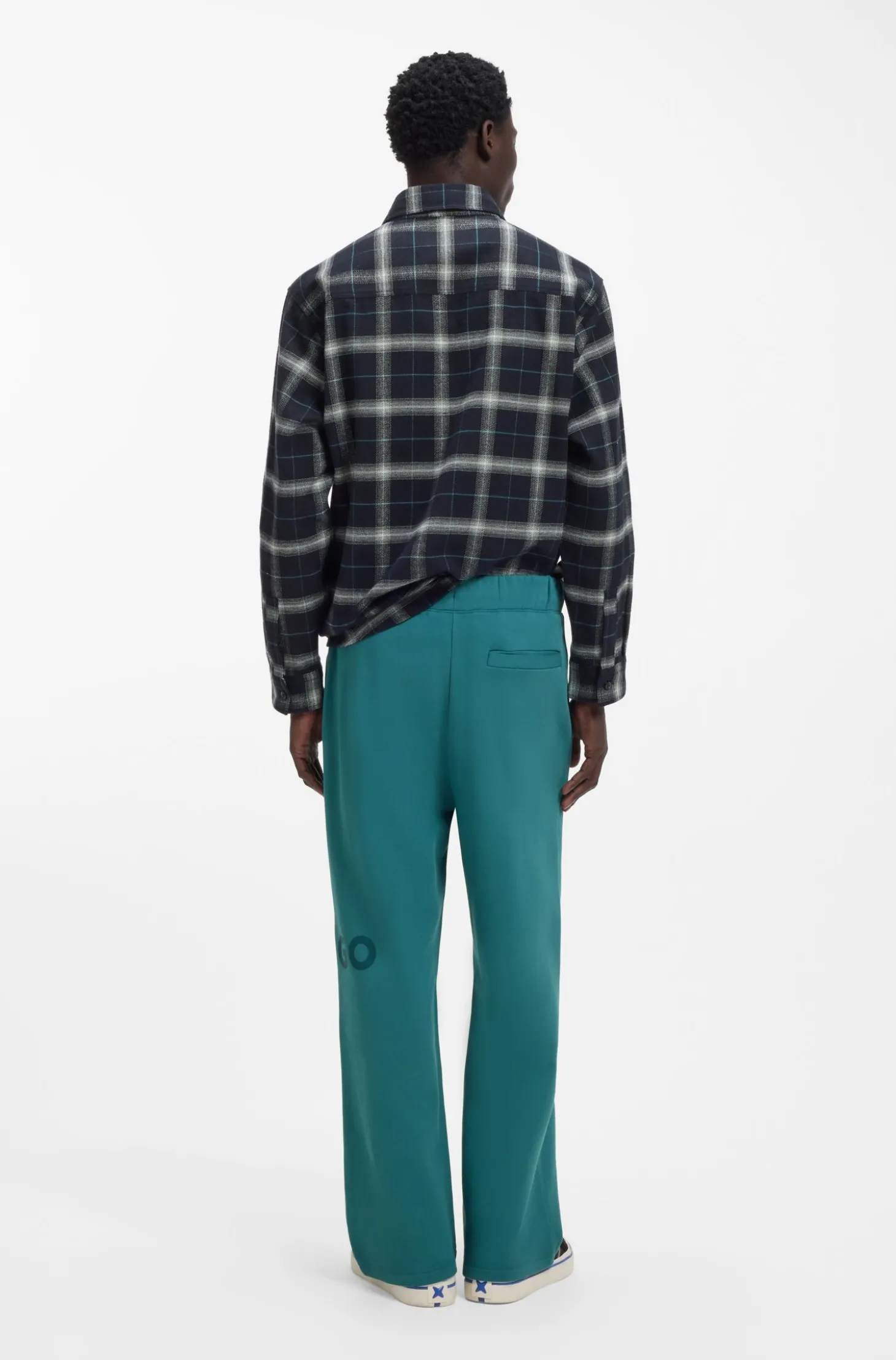 Jogginghose aus Baumwoll-Terry mit Logo-Print