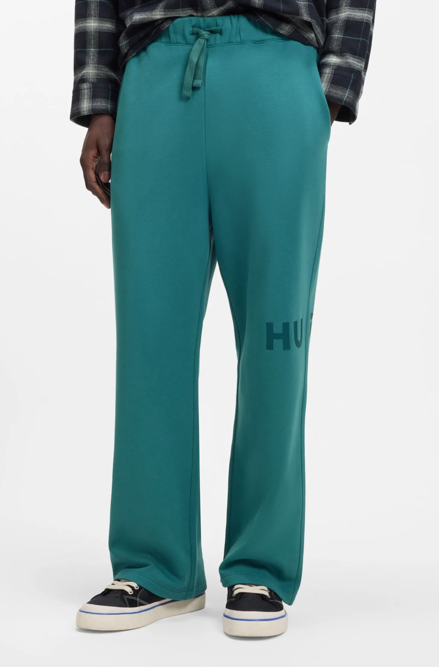Jogginghose aus Baumwoll-Terry mit Logo-Print