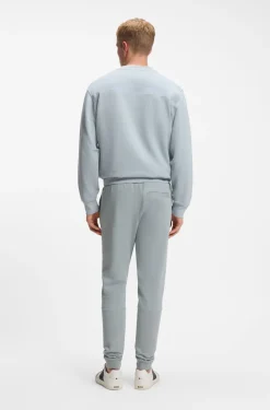 Jogginghose aus Baumwoll-Terry mit Logo-Aufnäher