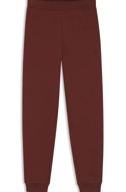 Jogginghose aus Baumwoll-Terry mit Logo-Stickerei