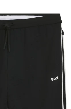 Jogginghose aus Dreiecks-Jacquard mit gummiertem Logo