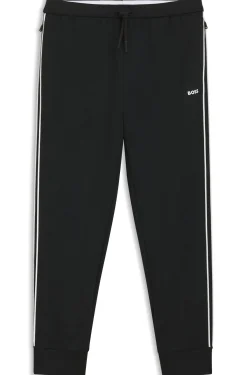 Jogginghose aus Dreiecks-Jacquard mit gummiertem Logo