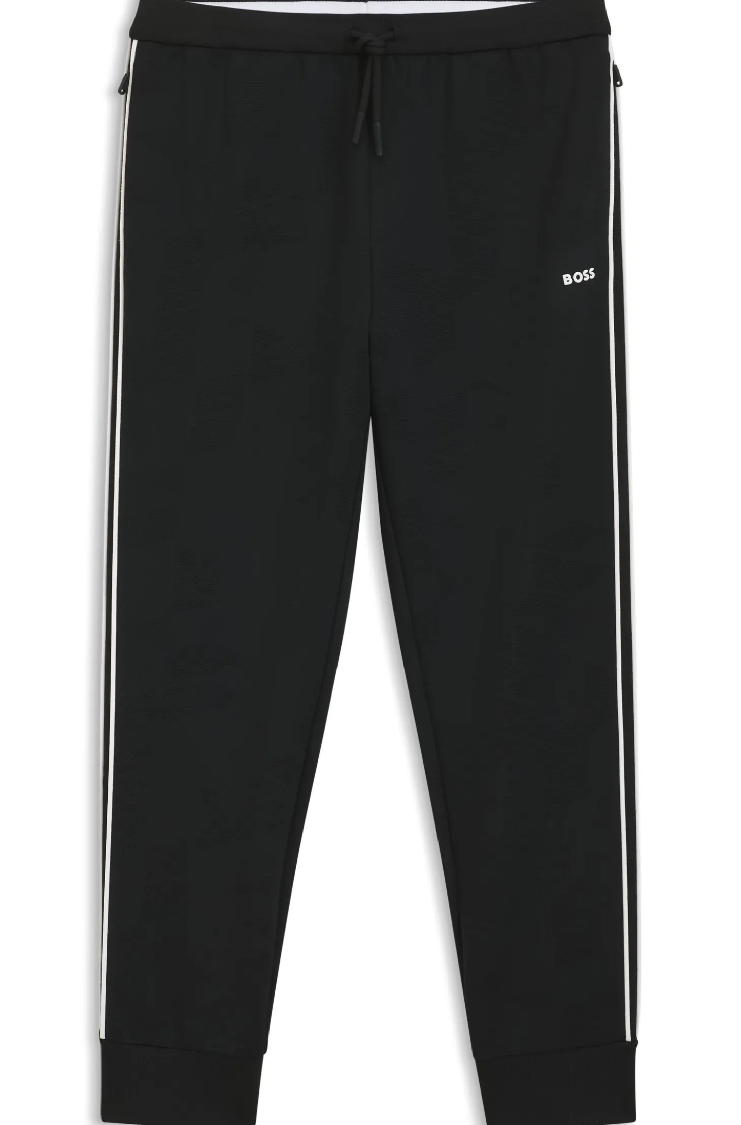 Jogginghose aus Dreiecks-Jacquard mit gummiertem Logo