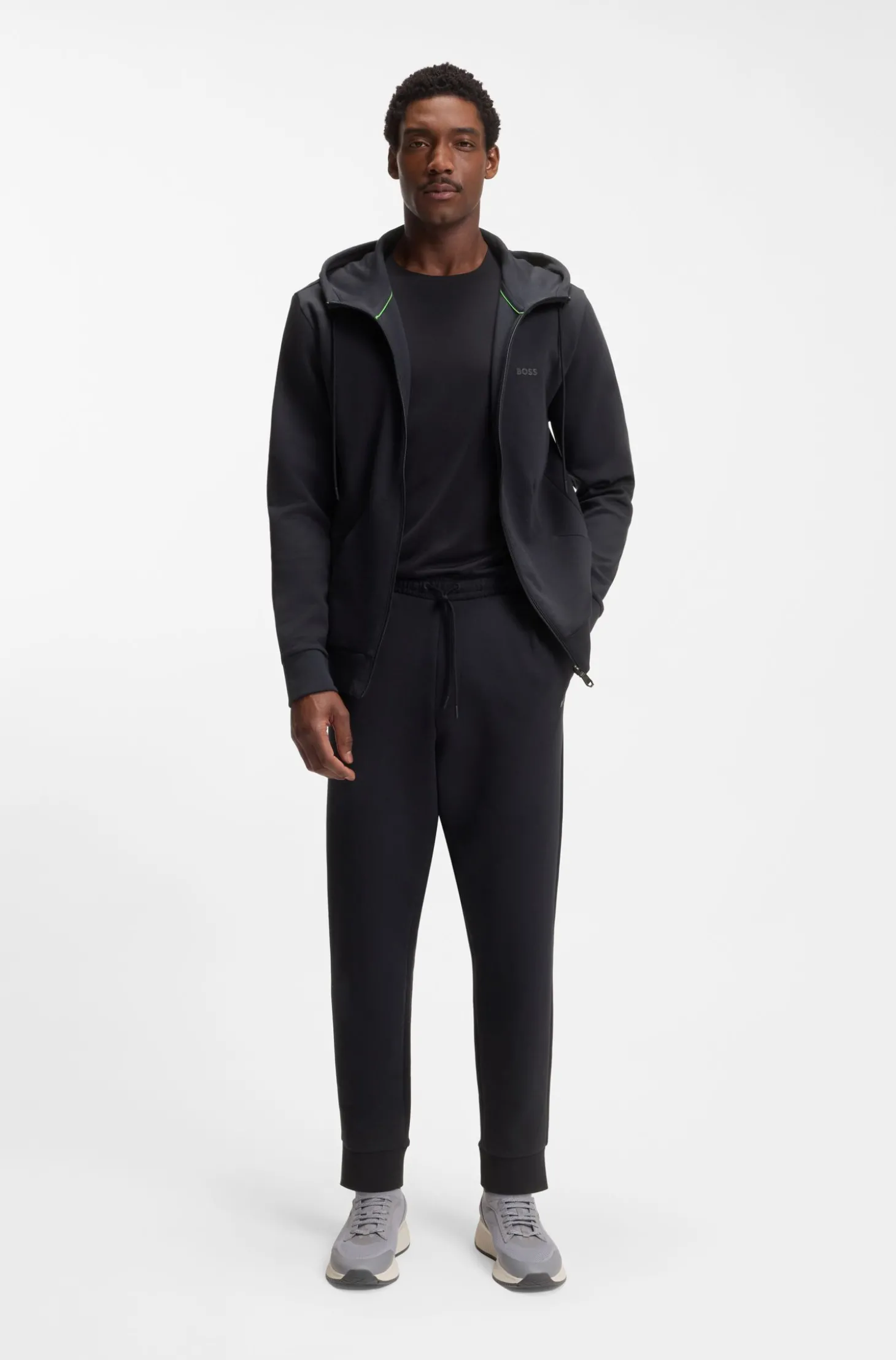 Jogginghose aus Stretch-Baumwolle mit Logo-Print