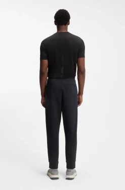 Jogginghose aus Stretch-Baumwolle mit Logo-Print