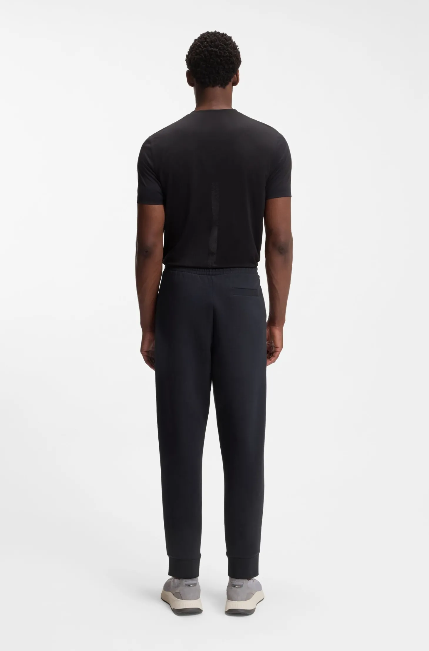Jogginghose aus Stretch-Baumwolle mit Logo-Print