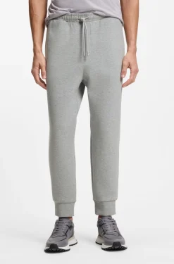 Jogginghose aus Stretch-Baumwolle mit Logo-Detail